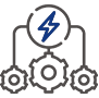AC DC Power Supply Industrial Smart Grid Icon